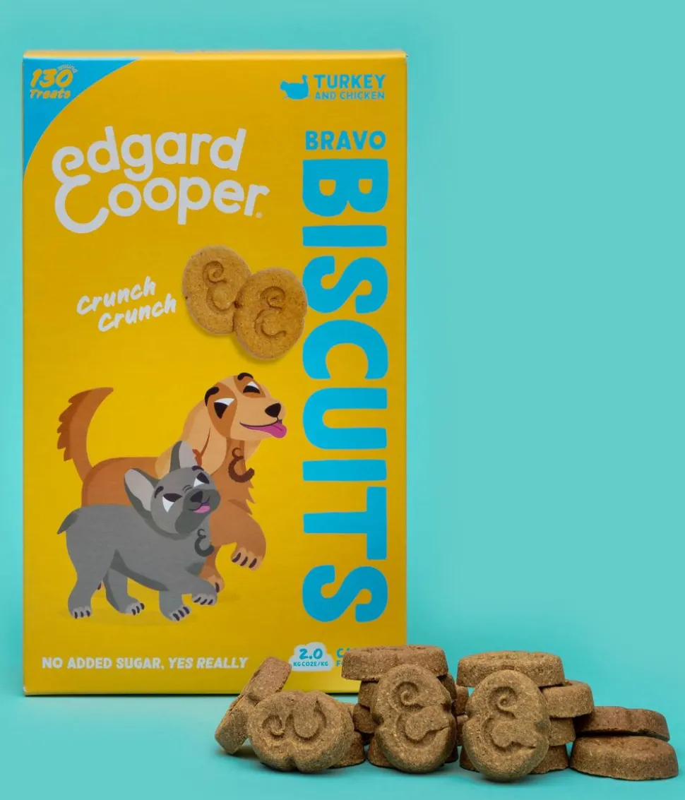 Edgard & Cooper Hundesnack Bravo Biscuits Getreidefrei, 400 g