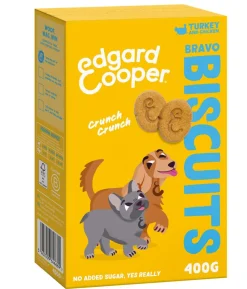 Edgard & Cooper Hundesnack Bravo Biscuits Getreidefrei, 400 g