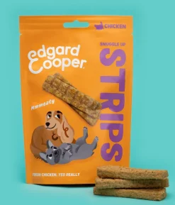 Edgard & Cooper Hundesnack Snuggle Up Strips, 11 x 75 g