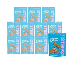 Edgard & Cooper Hundesnack Snuggle Up Strips, 11 x 75 g