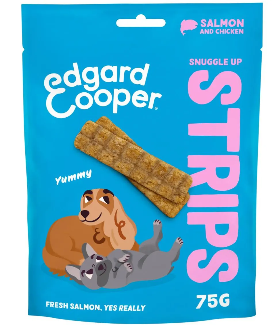 Edgard & Cooper Hundesnack Snuggle Up Strips, 11 x 75 g
