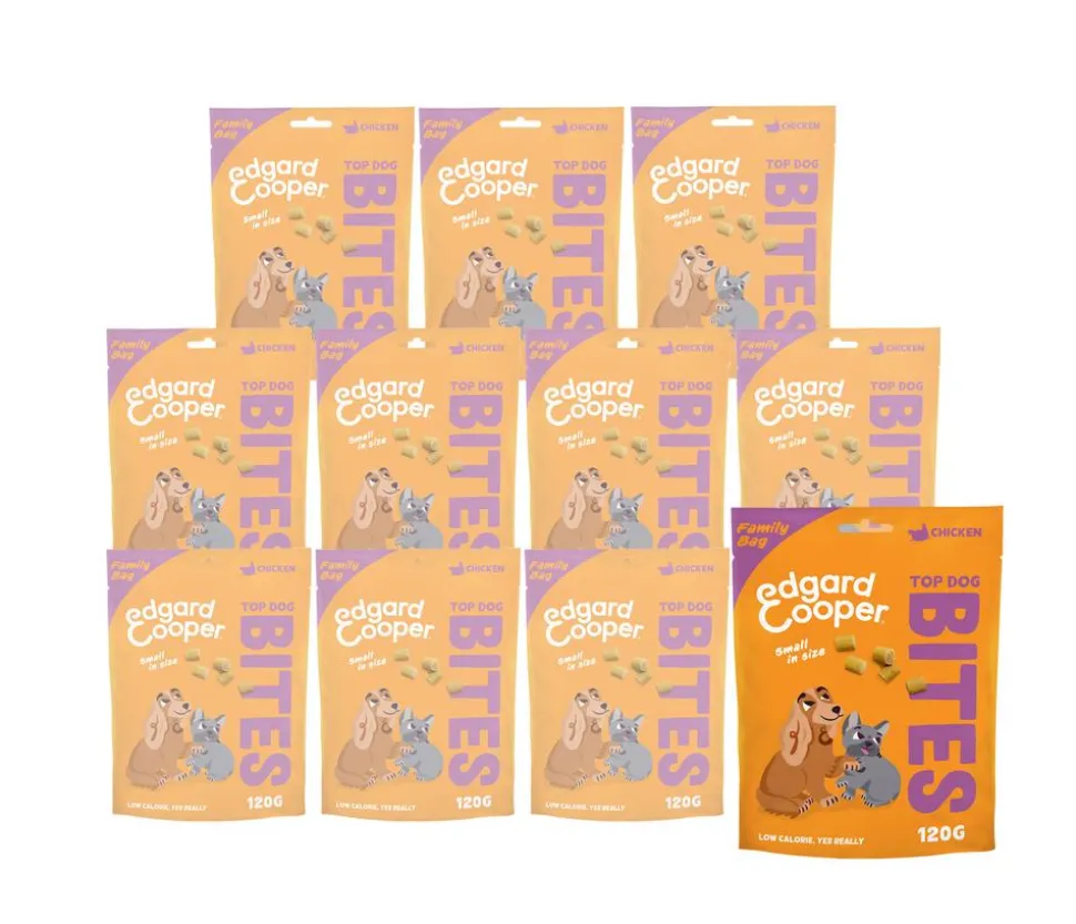 Edgard & Cooper Hundesnack Top Dog Bites, Small, Huhn