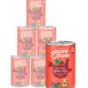 Edgard & Cooper Nassfutter für Hunde, Herrliches Huhn & Lachs, Senior, 6 x 400 g