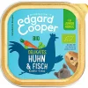 Edgard & Cooper Nassfutter für Hunde, Delikates Huhn & Fisch, Junior, Bio, 17 x 100 g