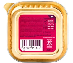 Edgard & Cooper Nassfutter für Katzen Freilaufhuhn & Freilauftruthahn Paté, Senior, 16 x 85 g