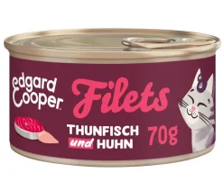 Edgard & Cooper Nassfutter für Katzen Mischpaket Paté Adult, 4 x 8x85 g