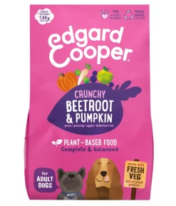 Edgard & Cooper Trockenfutter für Hunde, Knusprige Rote Beete & Kürbis Adult