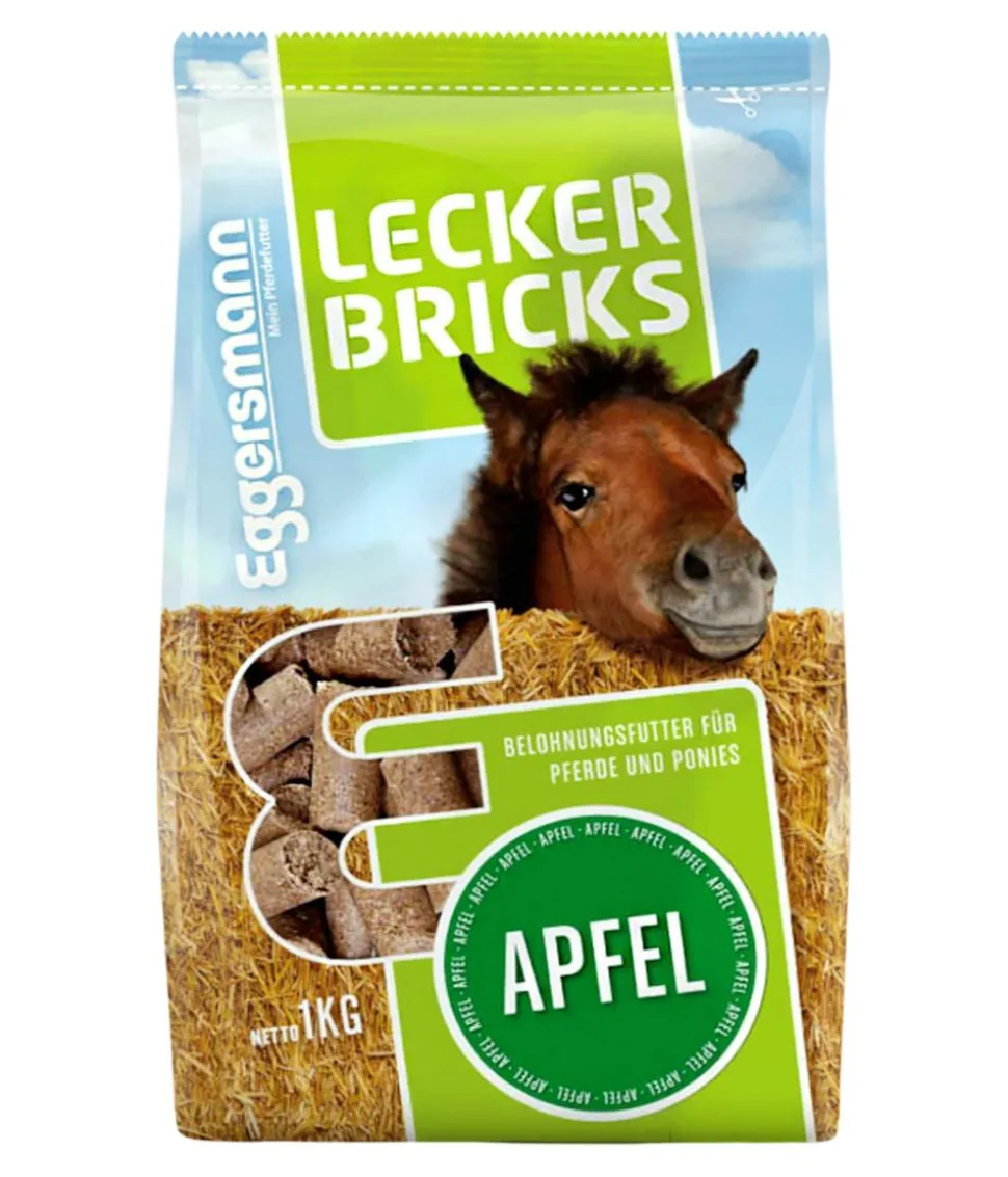 Eggersmann Pferdeleckerli Lecker Bricks, Apfel, 1 kg