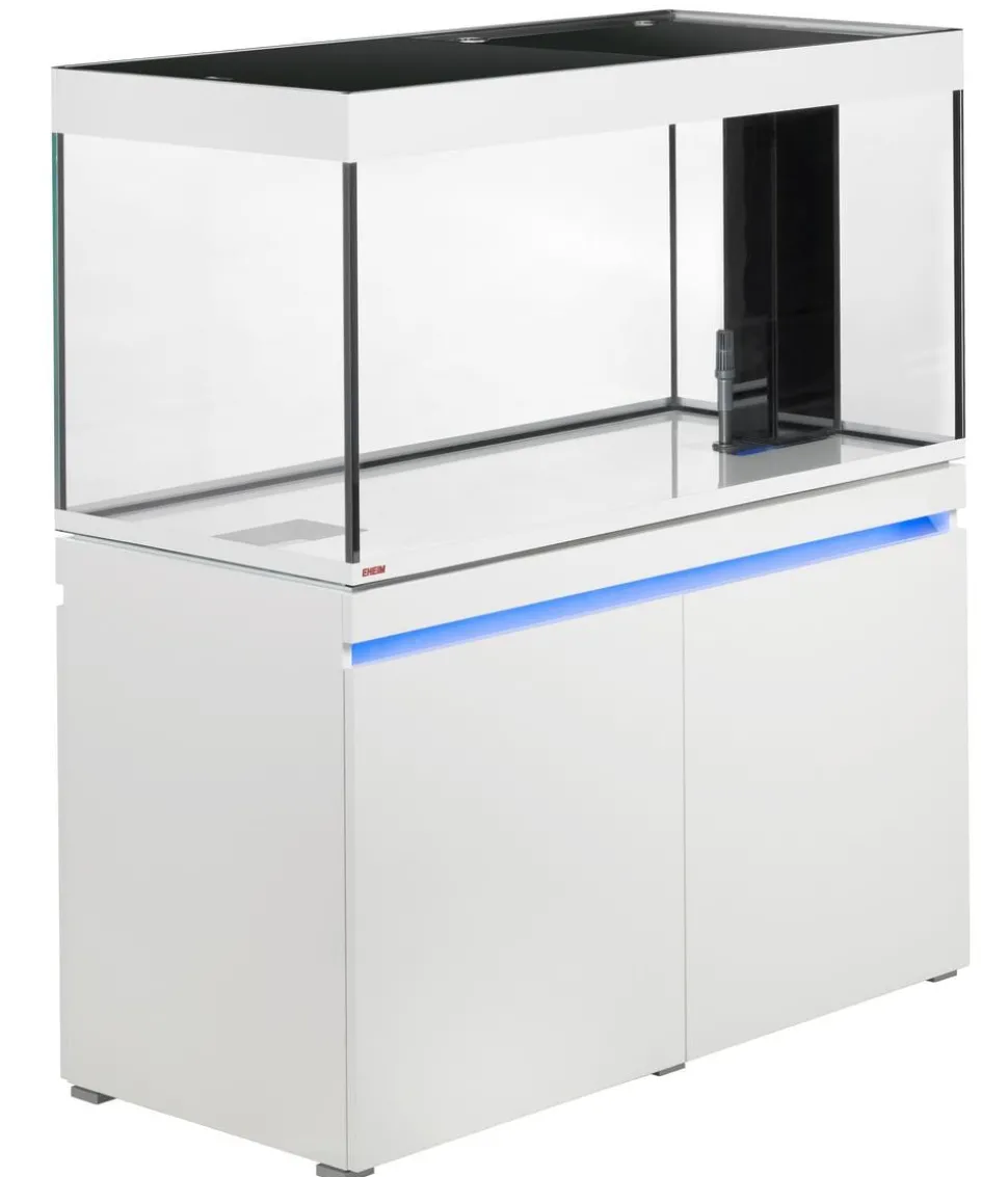 EHEIM Aquarium Kombination incpiria 430 duo, weiß, 430 l, ca. B130/H144/T60 cm