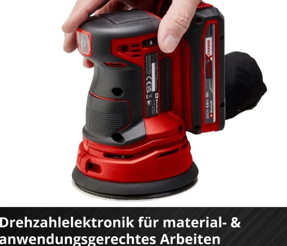Einhell Akku-Exzenterschleifer TE-RS 18 Li-Solo