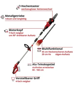 Einhell Akku-Funktionswerkzeug GE-HC 18 Li T-Solo
