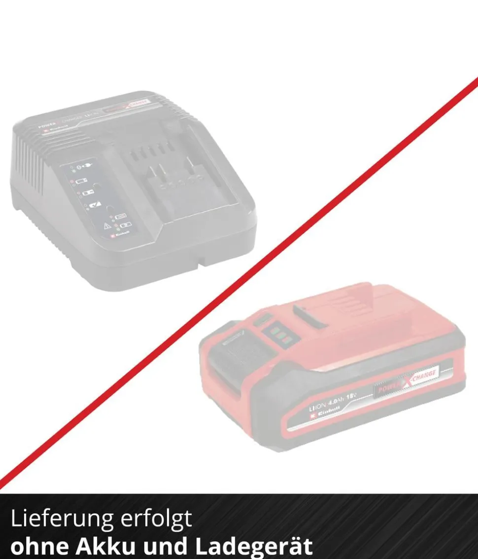Einhell Akku-Gras- und Strauchschere GE-CG 18/100 Li- 3 in 1-Solo