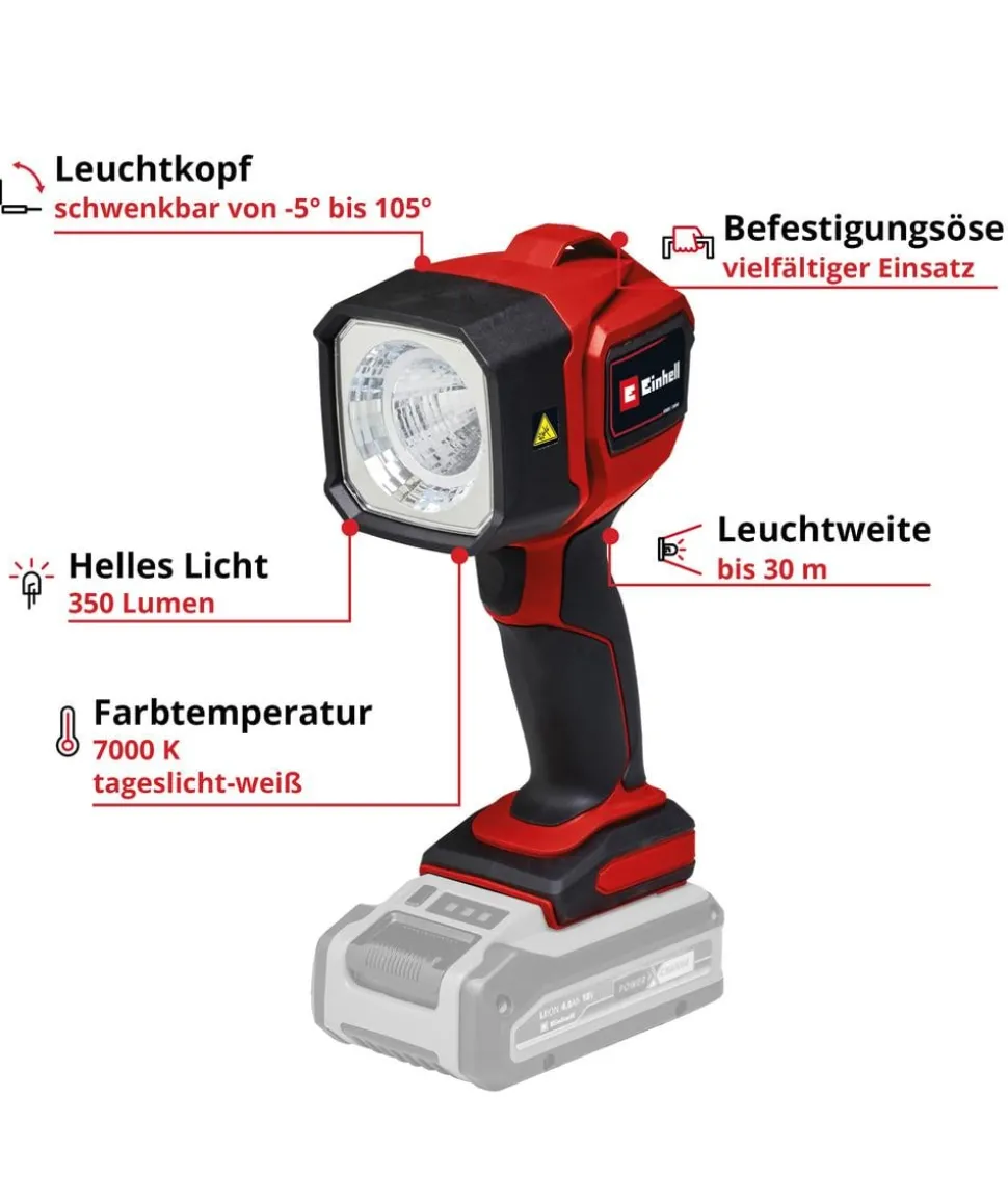 Einhell Akku-Lampe TC-CL 18/350 Li - Solo