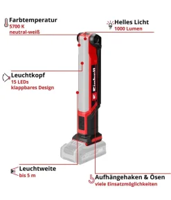 Einhell Akku-Lampe TE-CL 18/1000 S Li-Solo