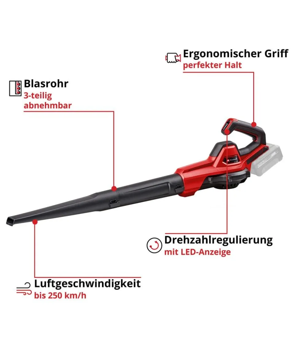 Einhell Akku-Laubbläser GE-UB 18/250 Li E-Solo