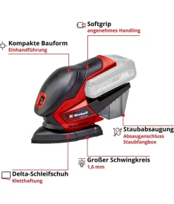 Einhell Akku-Multischleifer TE-OS 18/150 Li Solo