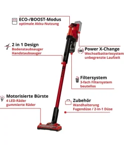 Einhell Akku-Stielstaubsauger TE-SV 18 Li-Solo