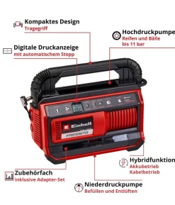 Einhell Hybrid-Kompressor PRESSITO 18/25