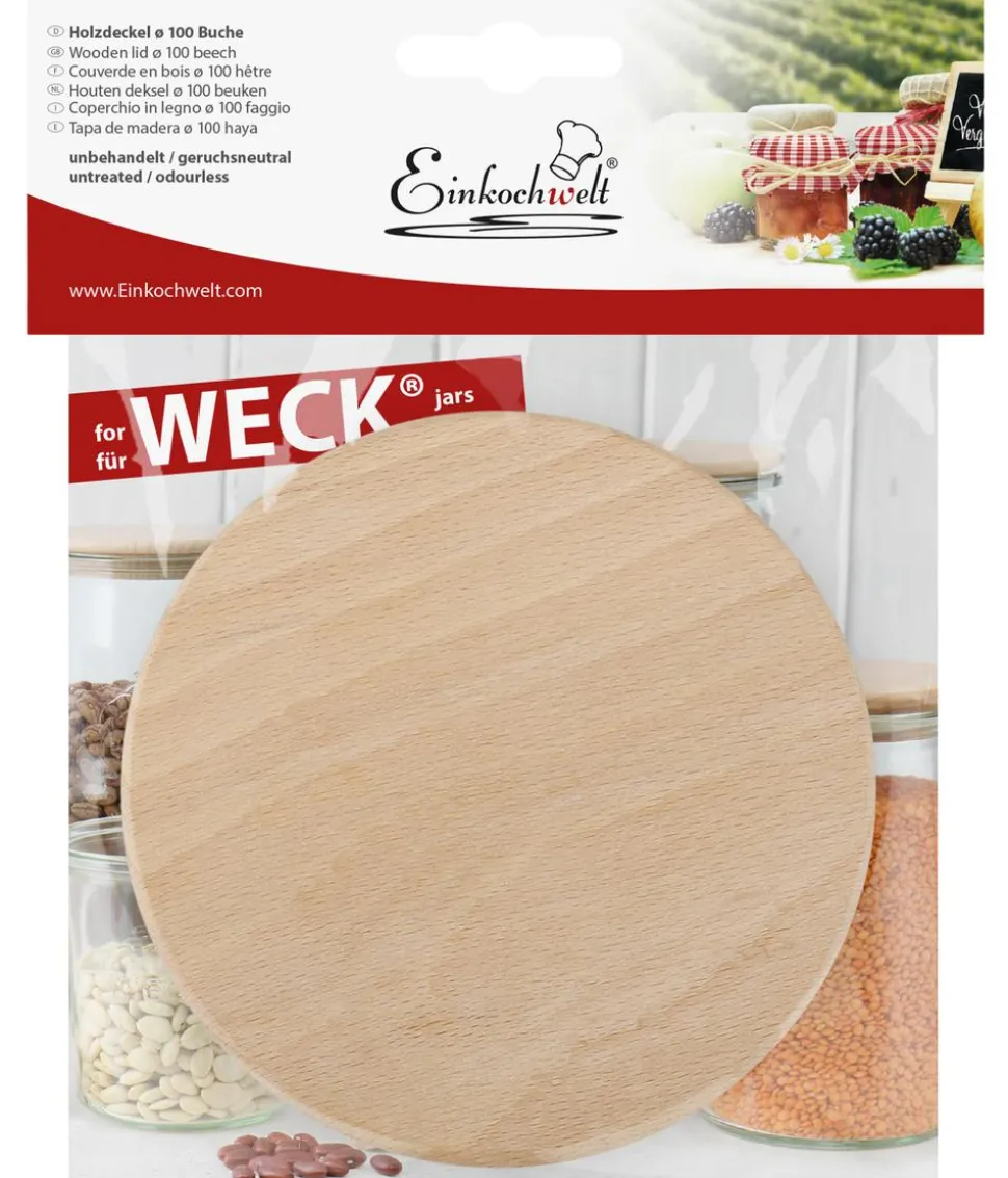 Einkochwelt WECK® Holzdeckel