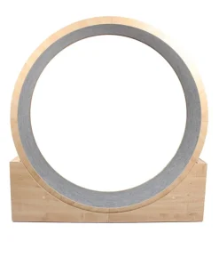 Elmato® Katzenlaufrad Simba L, stehend, natur/grau