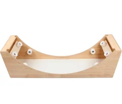 Elmato® Katzenlaufrad Simba XXL, stehend, natur/grau