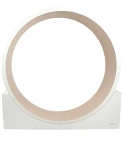 Elmato® Katzenlaufrad Simba XXL, stehend, weiß/beige