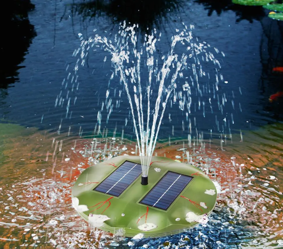 Esotec Solarpumpe Seerose für den Gartenteich