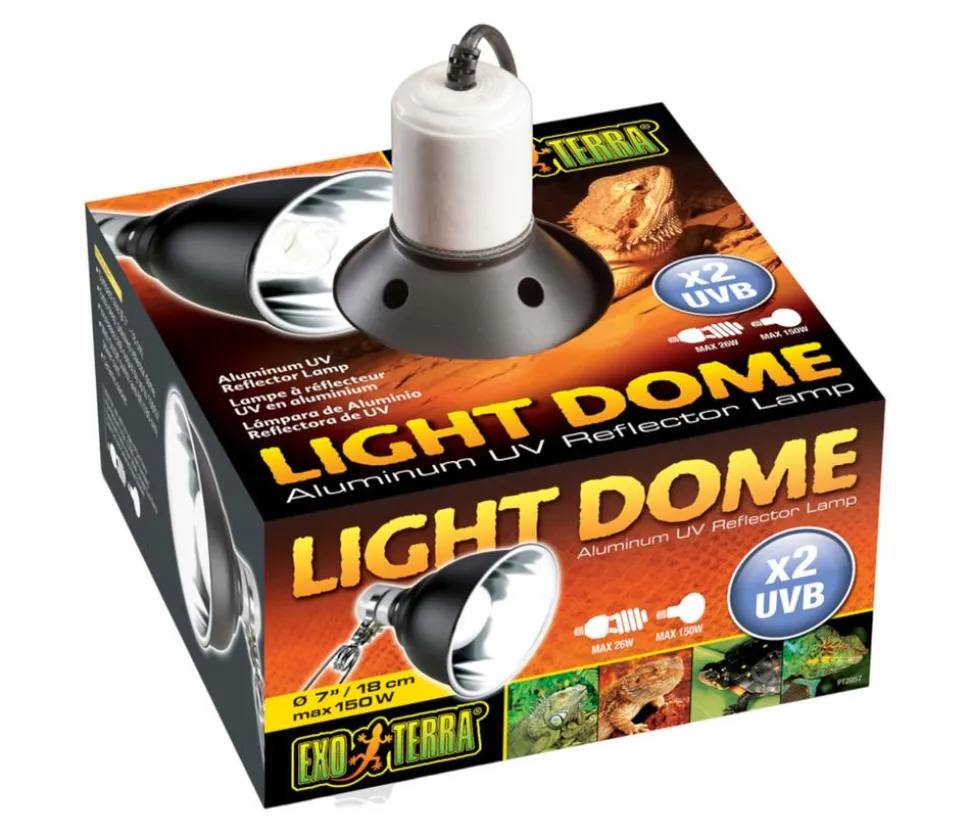 Exo Terra® Light Dome Aluminium UV Reflektorlampe