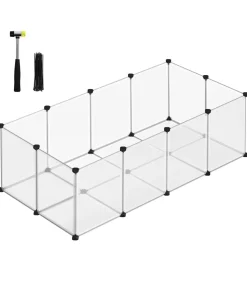 Feandrea Freigehege aus Kunststoff, ca. B143/H46/T73 cm