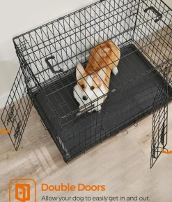 Feandrea Hundekäfig XXL mit 2 Türen