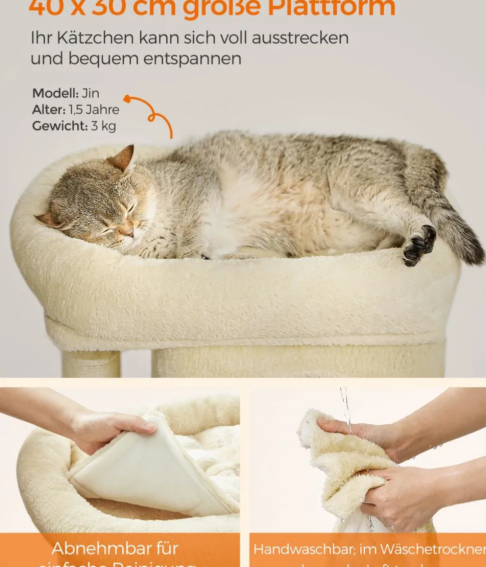 Feandrea Kratzbaum S, ca. B54/H67/T34 cm