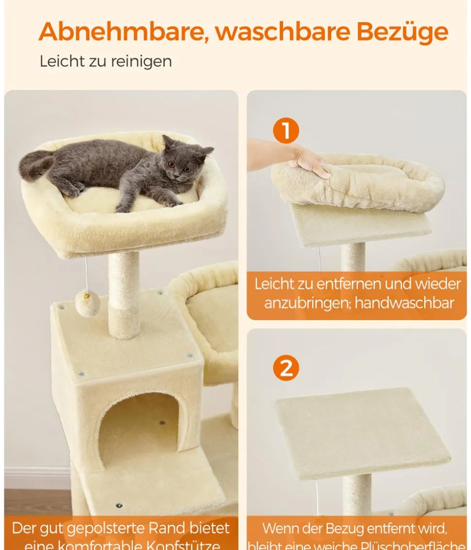 Feandrea Kratzbaum XXL, ca. B109/H199/T76,2 cm