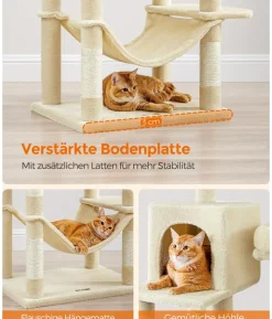 Feandrea Kratzbaum XXL, ca. B109/H199/T76,2 cm