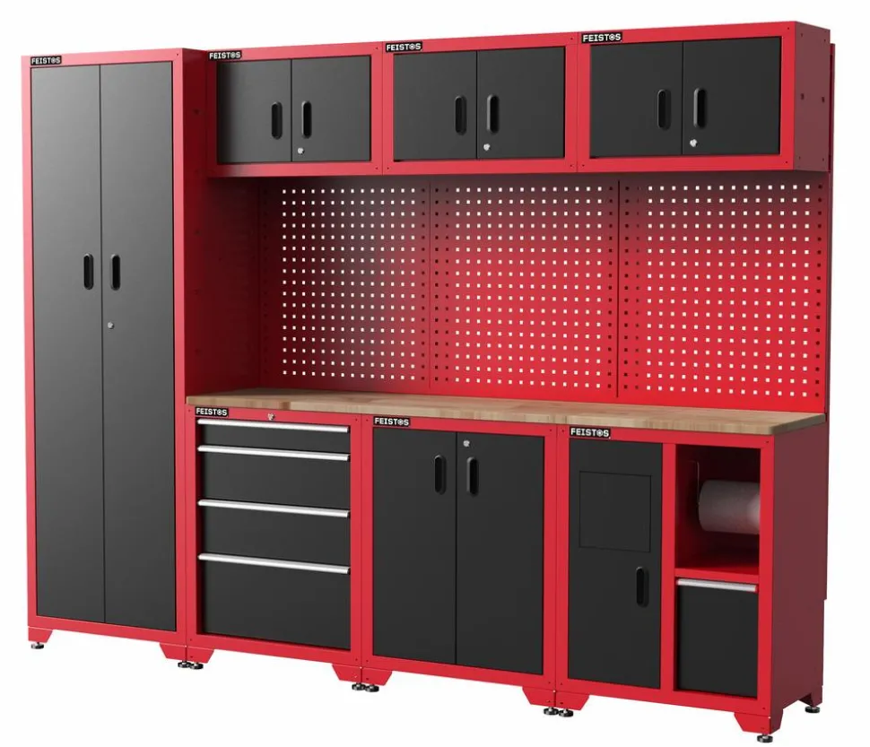 FEISTOS Werkzeugschrank Juno 3, ca. B264/H198/T45,7 cm