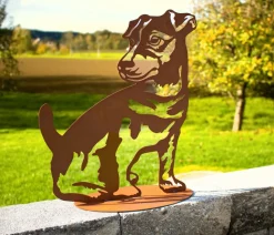 Ferrum Metall-Hund Rocco, ca. H45 cm