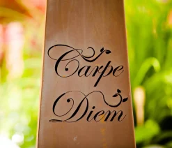 Ferrum Rost-Säule Trapez Carpe Diem