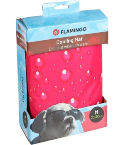 Flamingo Kühlmatte Fresk Drop, rechteckig, fuchsia