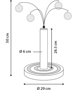 Flamingo Kratzbaum Cya 3, ca. Ø29/H50 cm