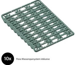 Garantia Kunststoff-Hochbeet Ergo Wood inkl. Wassersparsystem