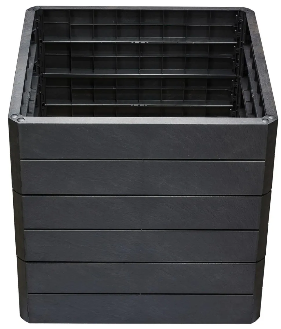 Garantia Kunststoff-Hochbeet Ergo Quadro Stone inkl. Wassersparsystem