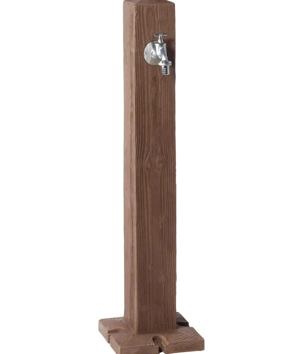 Garantia Kunststoff-Wasserzapfsäule Wood, ca. H100 cm