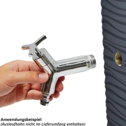 Garantia Natura 2in1 Regenspeicher, 350 l, dunkelgrau