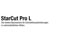 GARDENA Baumschere Teleskop-StarCut Pro L, ca. B12,5/H8/T400 cm