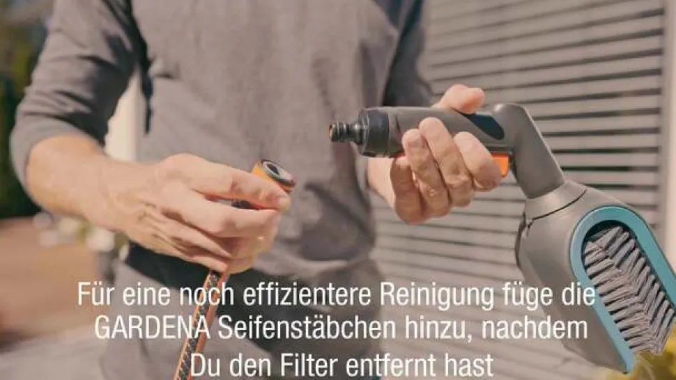 GARDENA Cleansystem Jalousienbürste, ca. B7,7/H27,7/T18,2 cm