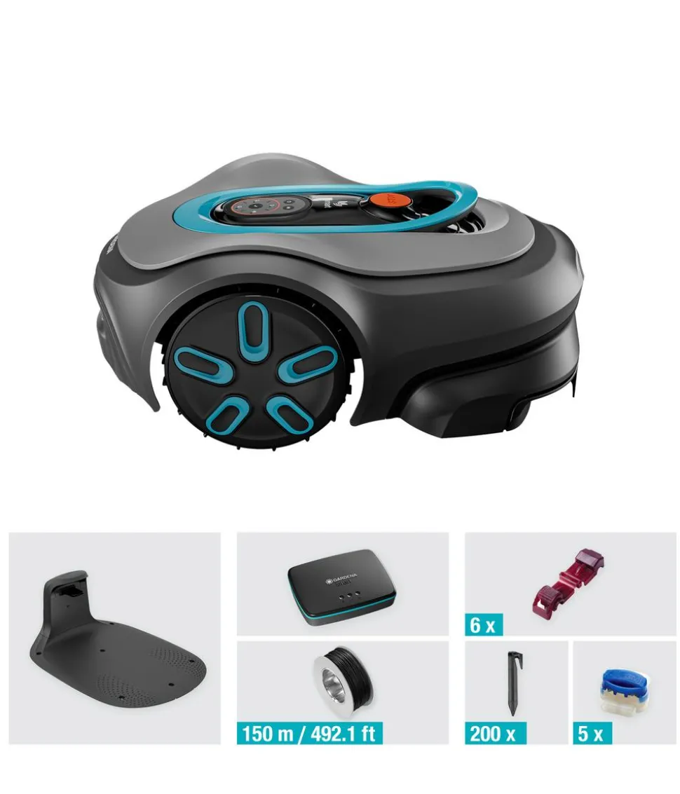 GARDENA Mähroboter smart SILENO pro 600 m², ca. B41/H60/T26 cm