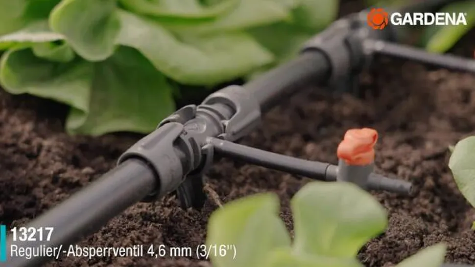 GARDENA Micro-Drip-System Absperrventil, 3/16", 2 Stk