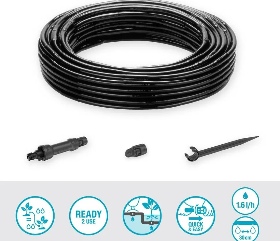 GARDENA Micro-Drip-System Tropfbewässerung-Set für Hecken & Büsche