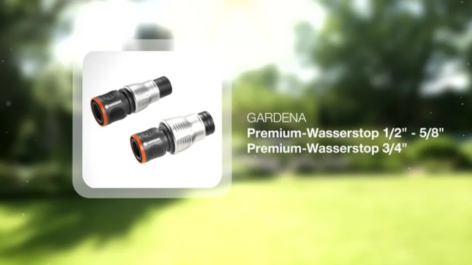 GARDENA Premium Wasserstop 1/2"-5/8"