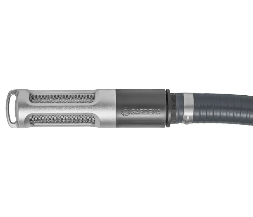 GARDENA Saugfilter mit Rückflussstop 19 mm (3/4'')/25 mm (1''), ca. B3,9/H22/T3,9 cm