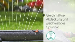 GARDENA Viereckregner Aquazoom L